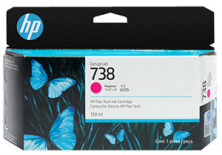 498N6A HP 738 130ml Magenta  Ink Cartridge (130 ml)